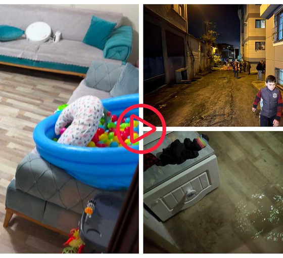 Beyoğlu'nda yol çöktü, iki evi su bastı: 'Yağmur yağmasın diye dua ediyoruz'