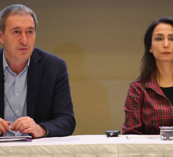 DEM Parti eş başkanlarından Saadet Partisi ve KESK’e ziyaret