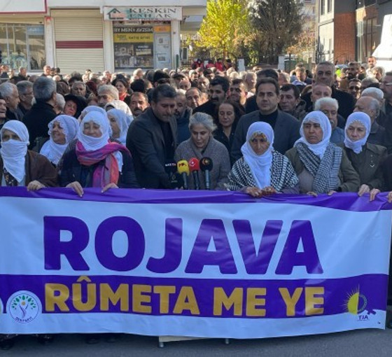 Diyarbakır'dan çağrı: Direnişi büyütelim, Rojava’ya sahip çıkalım