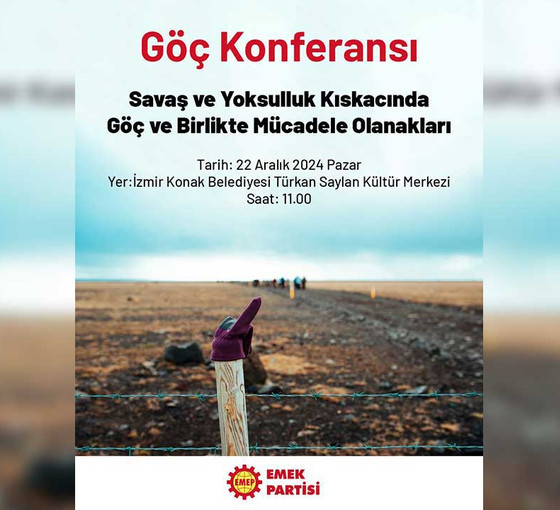 EMEP Göç Konferansı düzenliyor