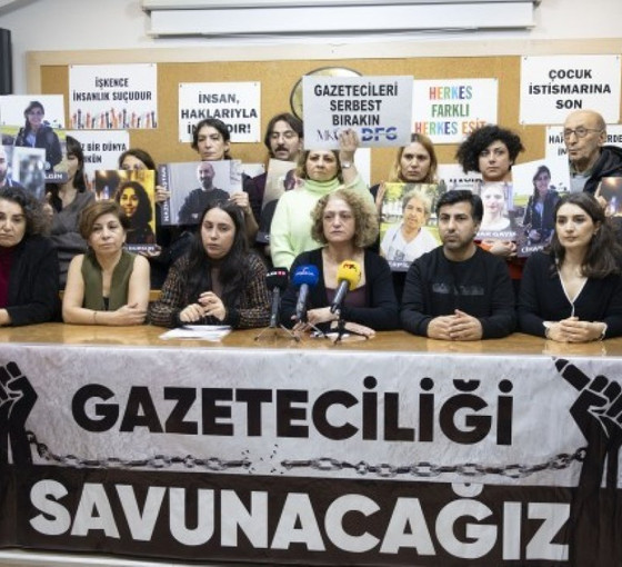 DFG ve MKG'den tutuklanan gazeteciler için çağrı:' Gazeteciliğin onurunu savunacağız'