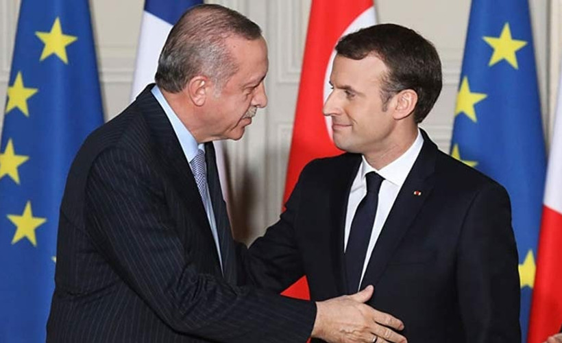 Erdoğan, Macron ile telefonda görüştü