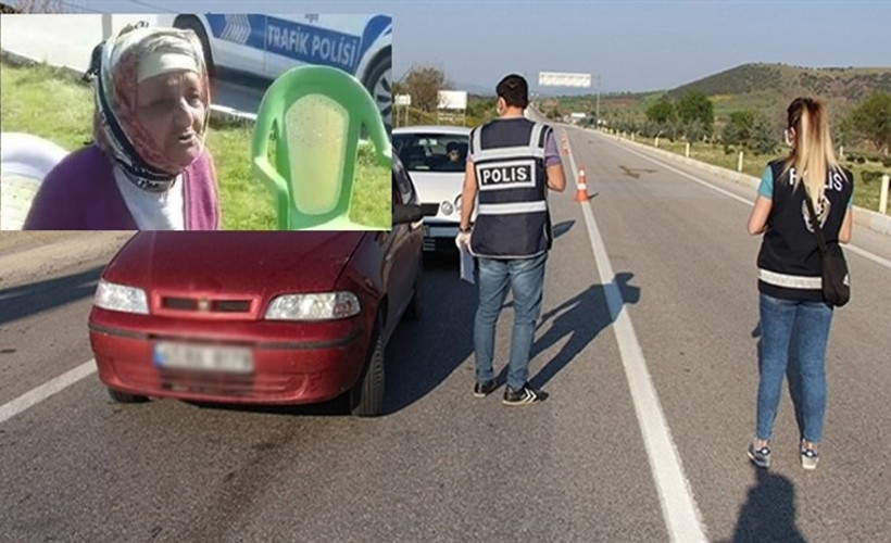 Ailesine kızan 86 yaşındaki kadın Uşak'tan Manisa'ya yürüdü