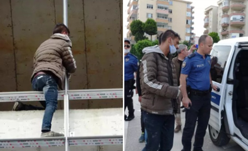 İntihar etmekten vazgeçen kişiye, sokağa çıkma yasağını ihlalden ceza
