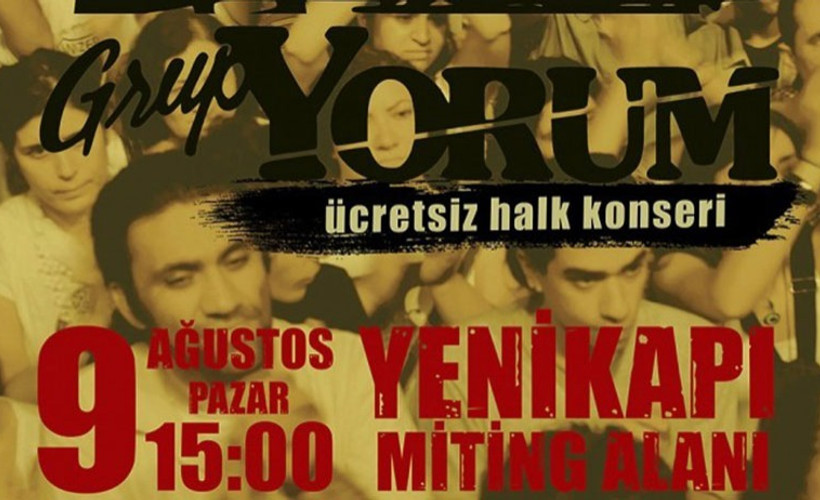 Grup Yorum konser verecek