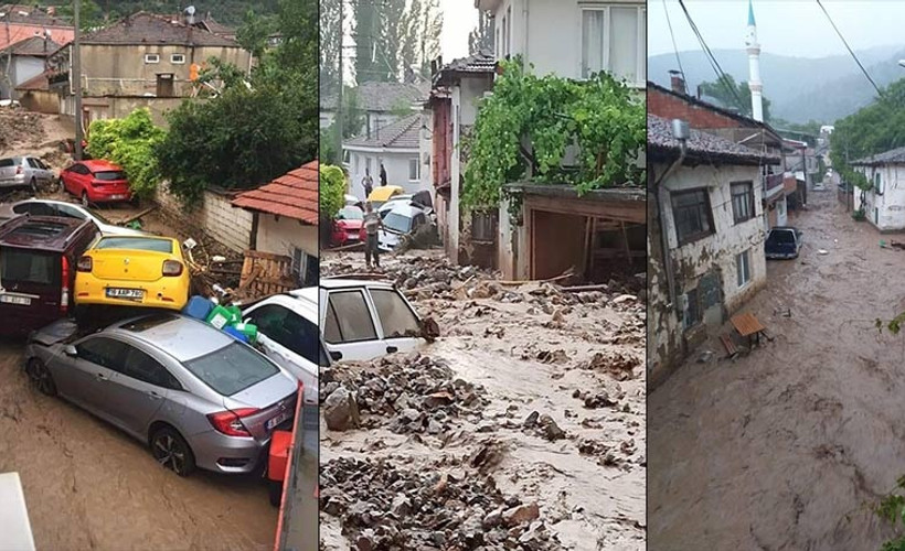 Bursa'da sel: 1 kişi öldü, 5 kişi kayboldu