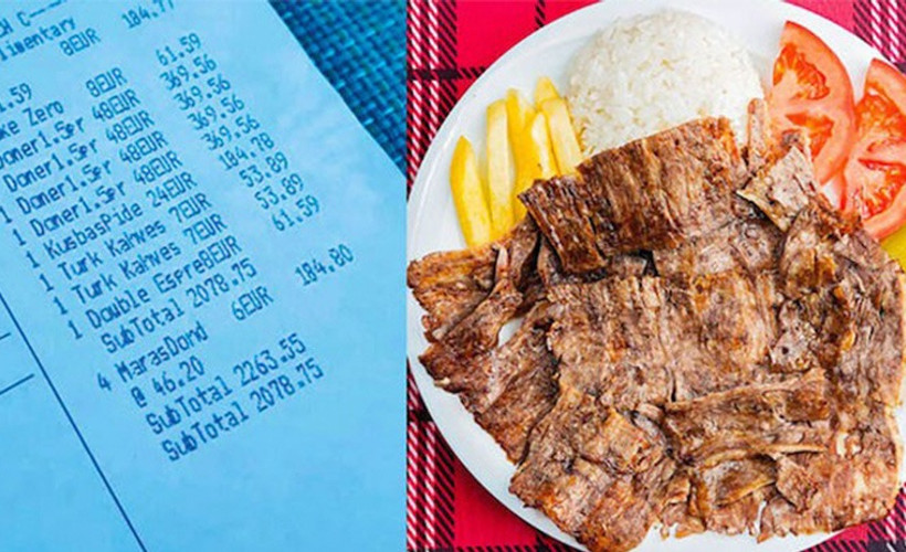 48 euroluk döner Avrupa'yı da şaşırttı: Bizde 4,5 euro