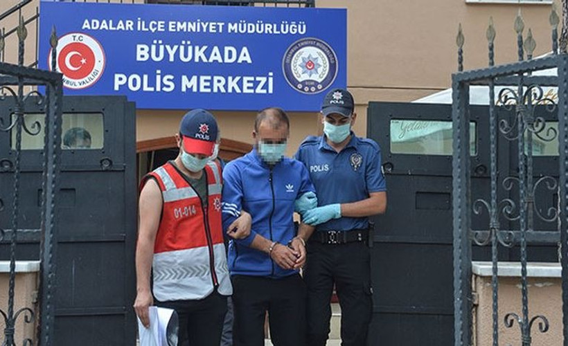 Heybeliada yangınıyla ilgili gözaltına alınan şahıs adliyeye sevk edildi