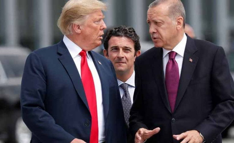 Erdoğan, Trump ile görüştü