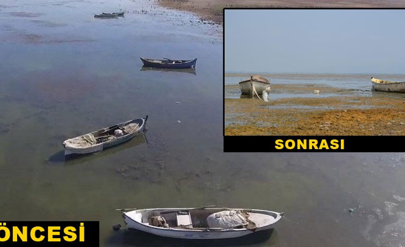 Binlerce kuşa ev sahipliği yapıyordu: Marmara Gölü'nde su seviyesi sıfırlandı