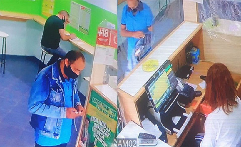 Karantinada olması gereken kişi, maç kuponu yaparken yakalandı