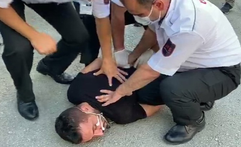 'AA'ya baltayla girmek isteyen' kişi gözaltına alındı