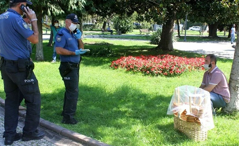 HES kodu 'riskli' çıkan simitçi polis denetimine takıldı