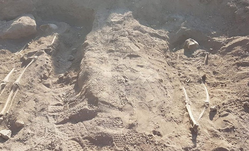 Diyarbakır Surları'nda 3 iskelet bulundu