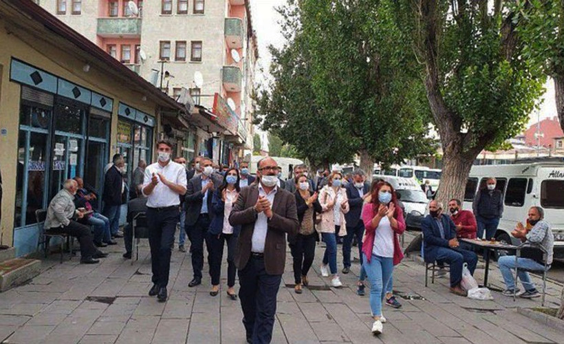 Kars'ta Bilgen'e destek eylemi: Gasp edilmek istenen Kürt'ün, Türk'ün, Azeri'nin, Terekeme'nin iradesidir