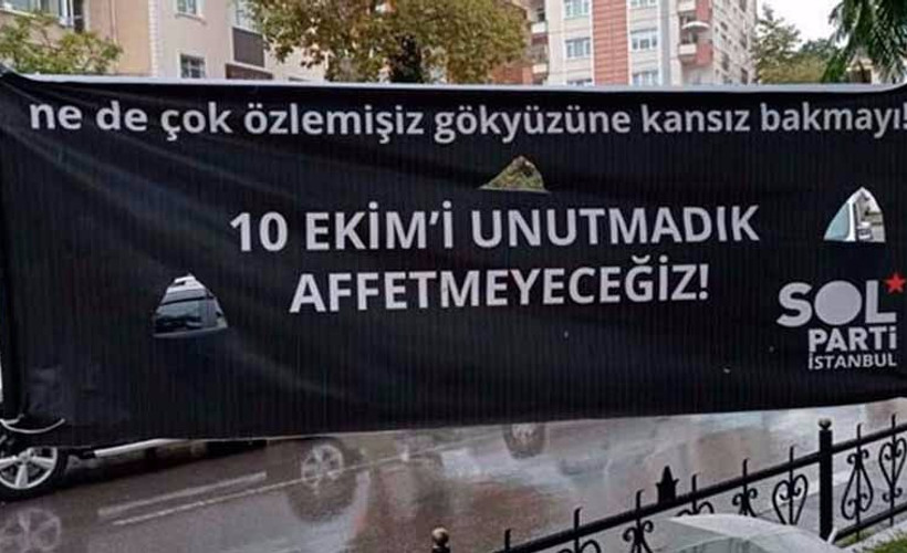 10 Ekim Ankara Katliamı pankartına soruşturma