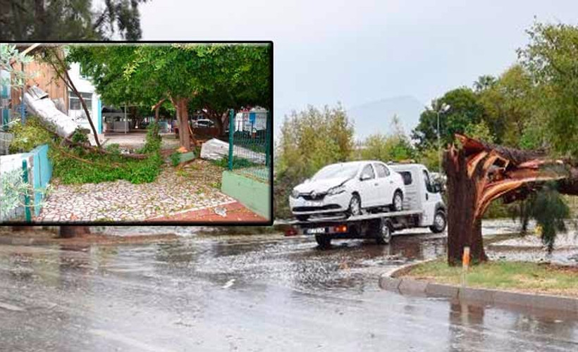 Kumluca'da şiddetli fırtına: Bir kişi hayatını kaybetti