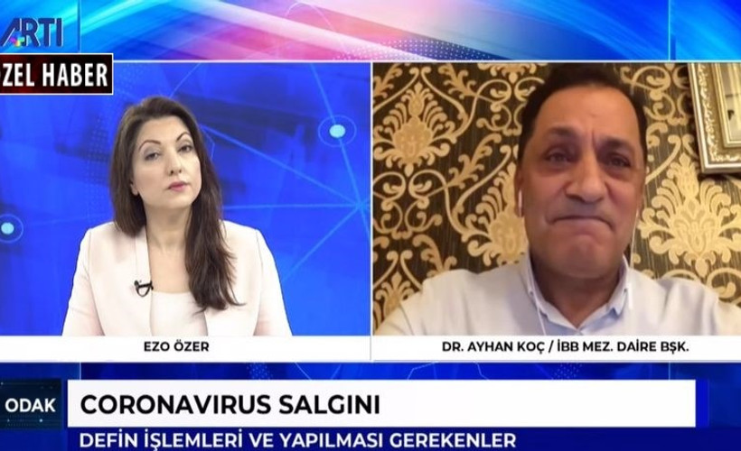 Mezarlıklar Dairesi Başkanı Dr. Koç: İstanbul'da dün 210'un üzerinde cenaze vardı
