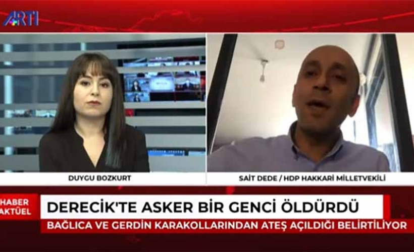 HDP'li Sait Dede: Faşizm bugün Hakkari'deyse yarın Ankara'nın göbeğindedir