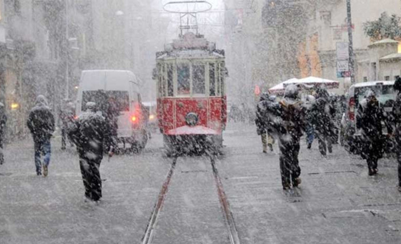 İstanbul'da kar yağışı beklentisi
