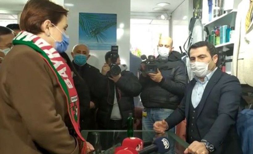 Akşener'in ziyaretinde Erdoğan'a seslenen esnaf: Gereksiz yere hükümetin parası savrulmasın, eşit dağıtsın
