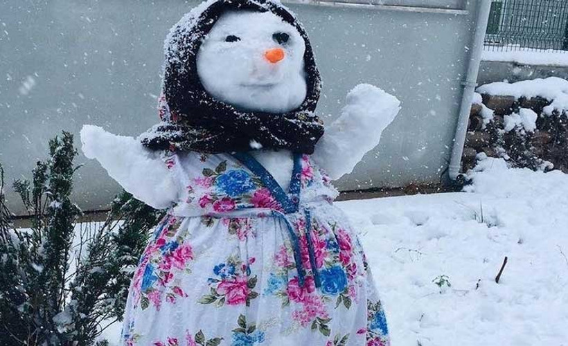 Birbirinden ilginç kardan adamlar