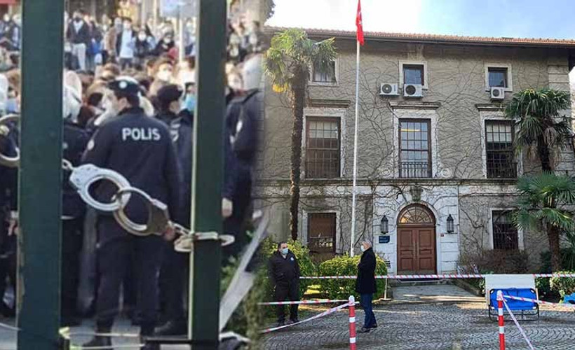 AKP'li Bulu'nun icraatları sürüyor: Boğaziçi'ne kelepçenin ardından rektörlük binasına şerit