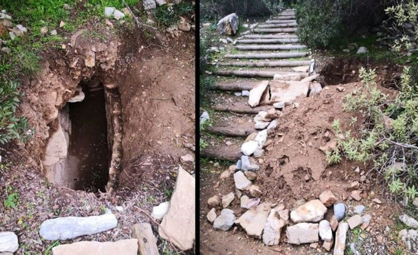 3 bin 500 yıllık tarihi kenti talan ettiler