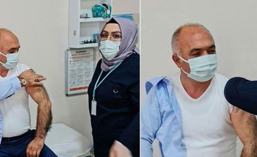 52 yaşındaki AKP’li belediye başkanı sırası gelmeden aşı oldu