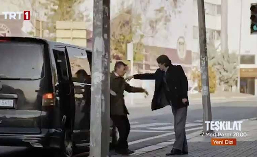 TRT'de ekrana gelecek MİT'i anlatan dizide 'Siyah Transporter'lı kaçırma sahnesi