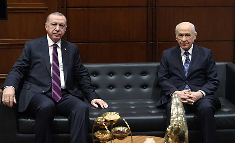Erdoğan, MHP Genel Başkanı Bahçeli ile görüştü