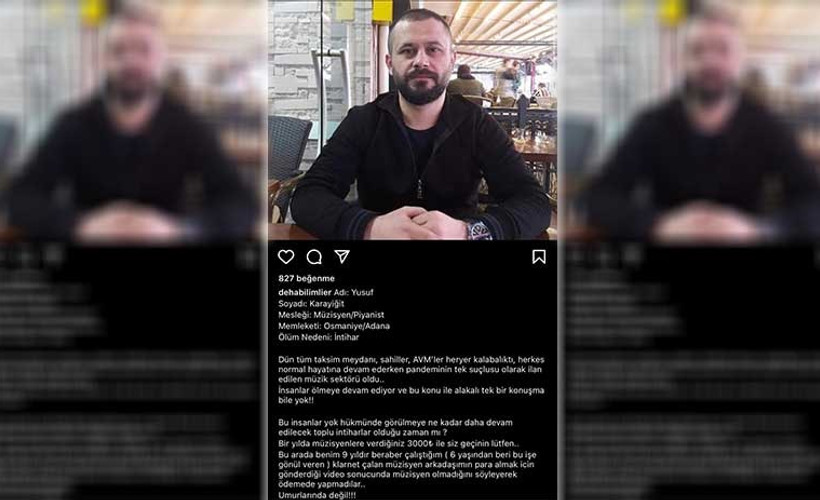 Bir müzisyen daha intihar etti