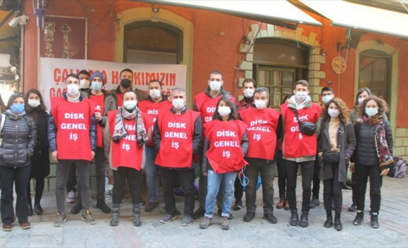İzmir'de Kod-29 ile işten çıkarılan Orhan Yıldız, süresiz açlık grevine başladı
