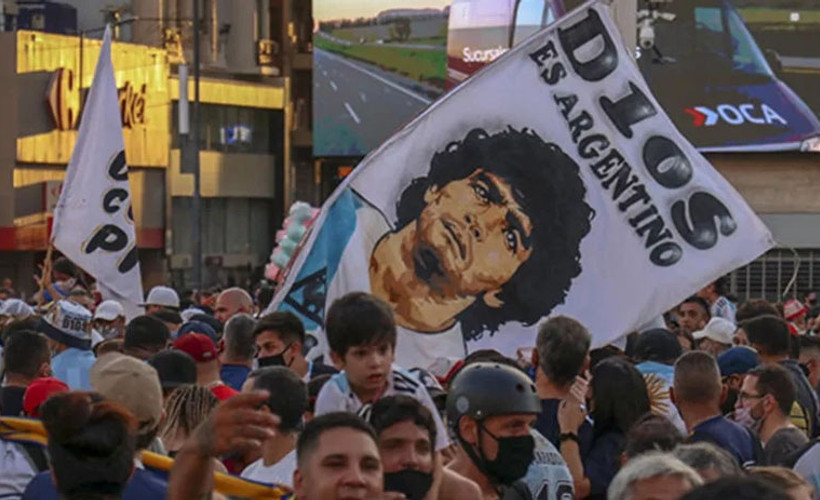 Arjantin'de Maradona eylemi: 'Öldürüldüğü' iddiasıyla sokaklara döküldüler