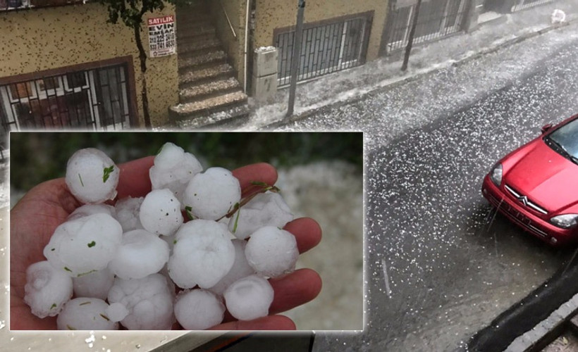 İstanbul'da dolu, sel ve yangın