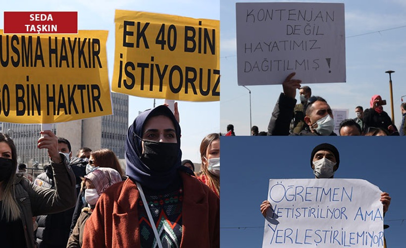Atanamayan öğretmenler Ankara'ya yürüdü: Müjdenizi kabul etmiyoruz, 60 bin atama yapın