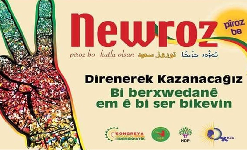 'OHAL Komisyonu, 'Newroz pîroz be' pankartını asan kişinin başvurusunu reddetti