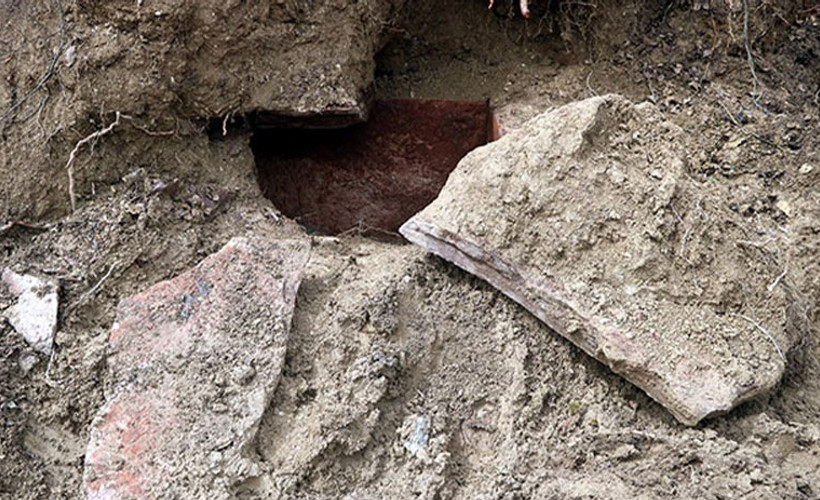 Zonguldak'ta Roma dönemine ait mezar bulundu