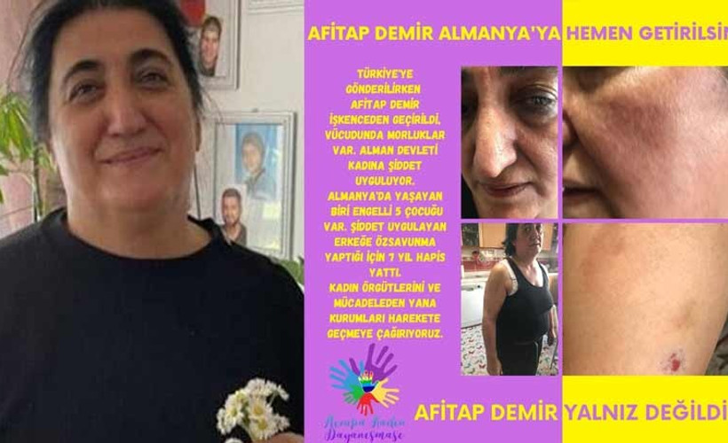 Avrupa Kadın Dayanışması'ndan Türkiye'ye zorla gönderilen Afitap Demir için ‘geri getirilsin’ çağrısı