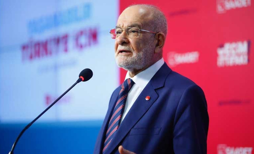 Karamollaoğlu sandığı işaret etti: Böyle bir iktidarın gitmesi icap eder