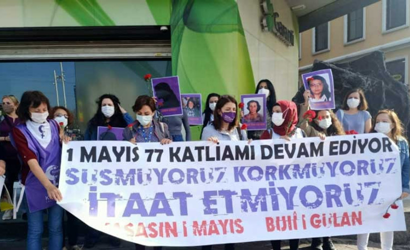 Katledilen işçi kadınlar, Kazancı Yokuşu'nda anıldı