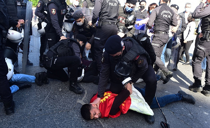 1 Mayıs: Taksim'e çıkmak isteyenlere gözaltı