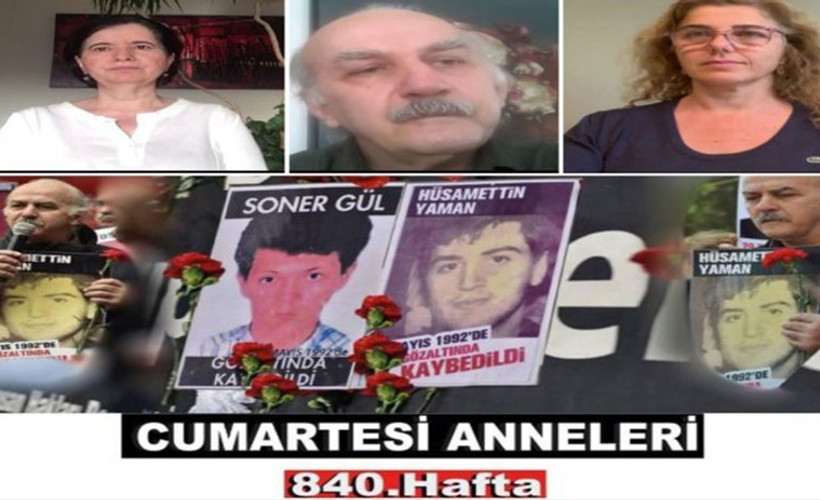Cumartesi Anneleri Hüsamettin Yaman ve Soner Gül için adalet istedi