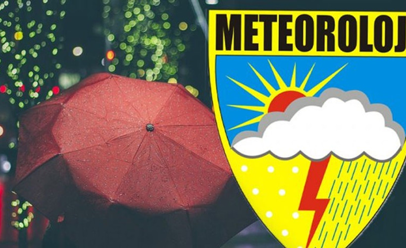 Meteoroloji'den üç il için sağanak uyarısı
