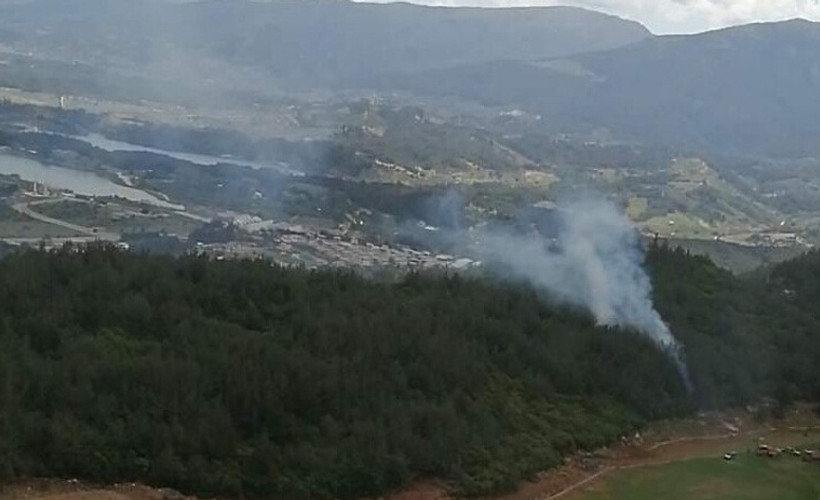 İzmir'de orman yangını