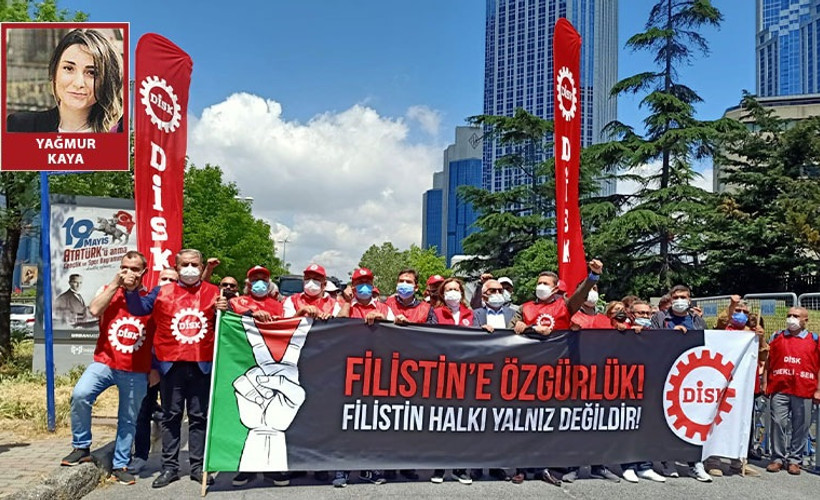 Çerkezoğlu: Türkiye işçi sınıfı Filistin halkının hep yanında olmuştur ve olmaya devam edecektir