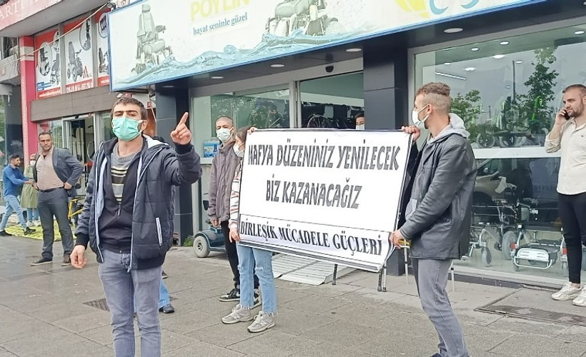 Birleşik Mücadele Güçleri'nden AKP binası önünde eylem