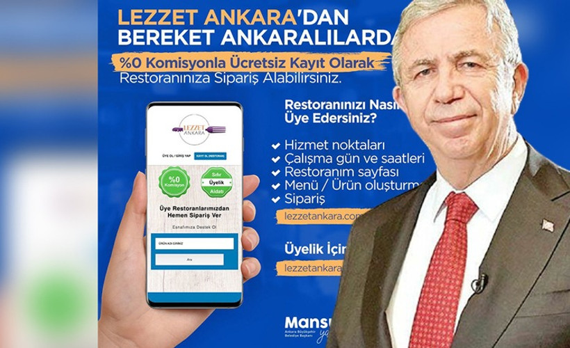 Ankara Büyükşehir Belediyesi sıfır komisyonla sipariş uygulaması kurdu