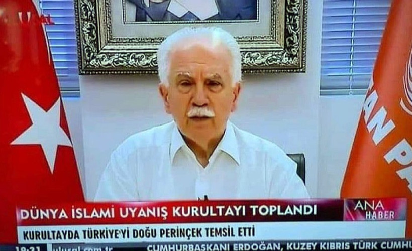Doğu Perinçek, İslami Uyanış Kurultayı’nda Türkiye’yi 'temsil etti'