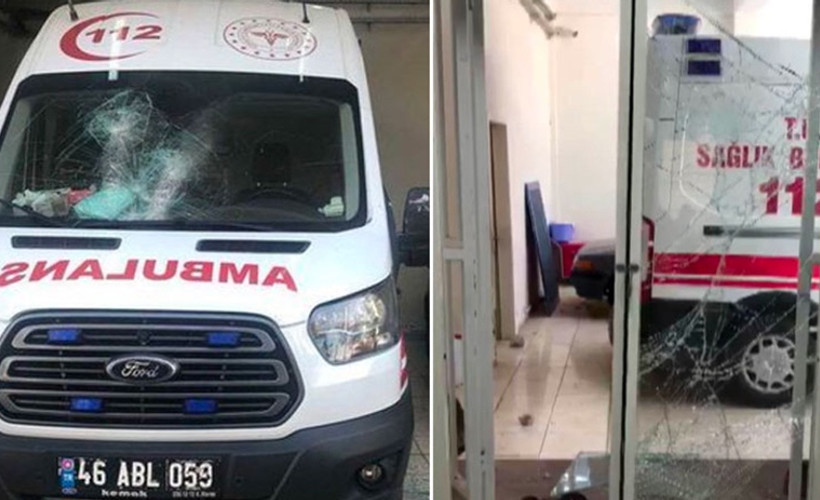 Ağrıyan dişi için ambulans gelmeyince 112 acil istasyonunu taşladı